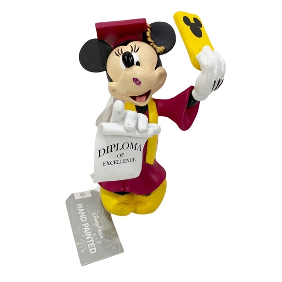 Disney Parks Mickey Mouse Graduate Figural Ornament Disney Parks Mickey Mouse Graduate Figural Ornament
